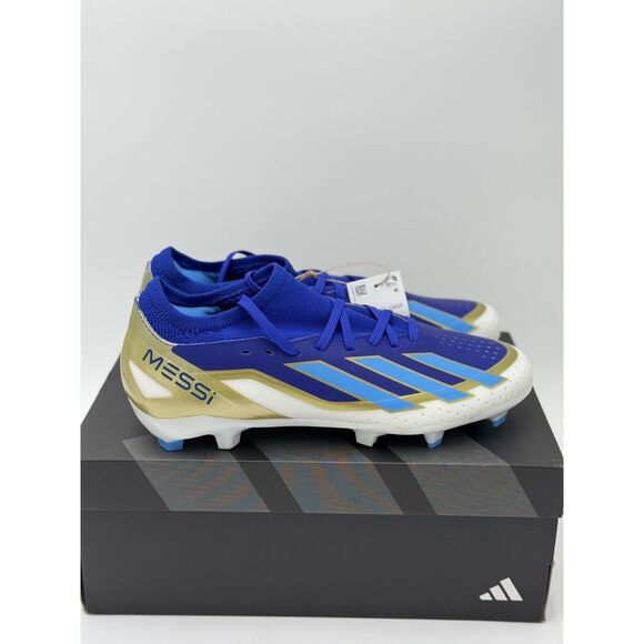 Adidas X Crazyfast League FG Messi Soccer Cleats Shoes Blue ID0712 Mens Size 9 - Picture 3 of 9